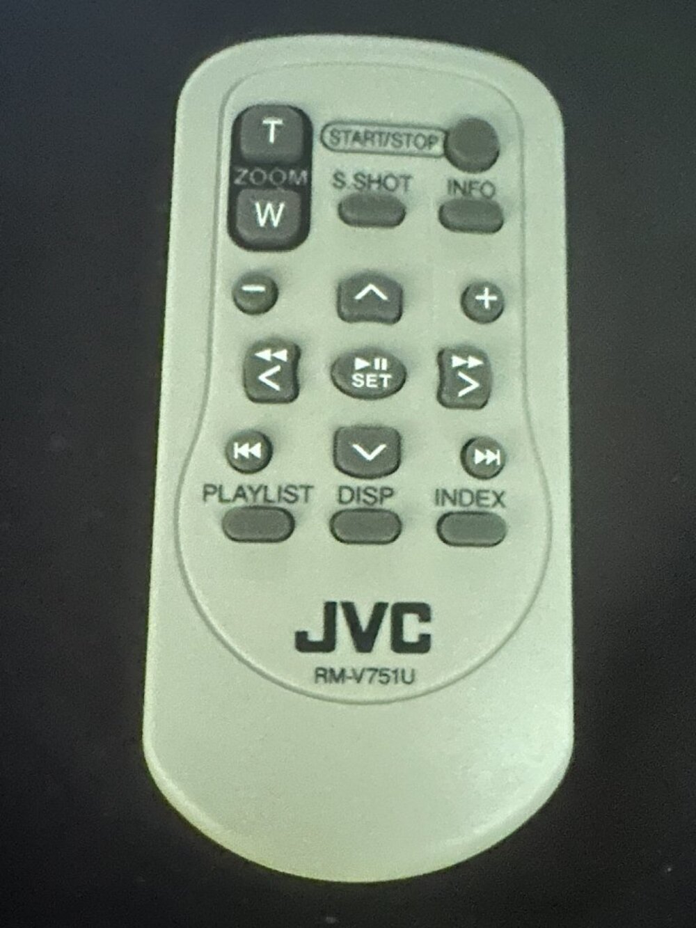 JVC Camcorder Remote Model JVC RM-V751U